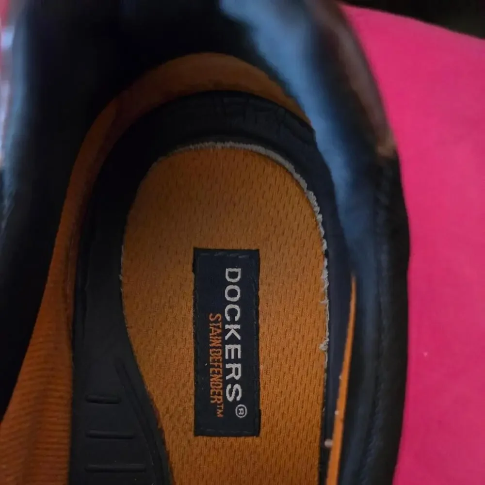 Dockers Brown Leather Slip-on Shoes